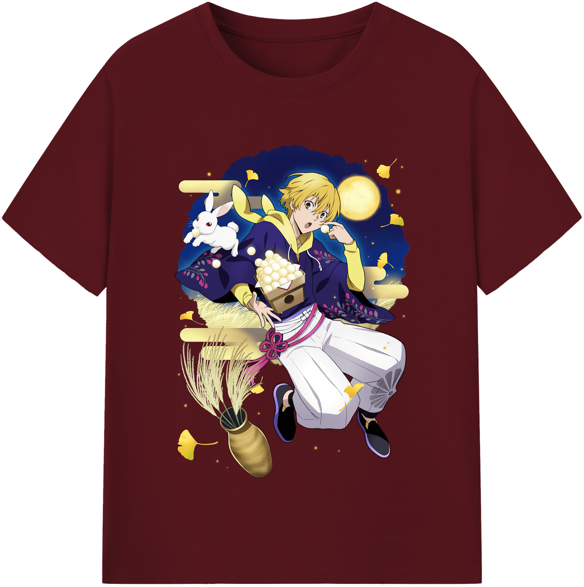 （画像用） 文豪ストレイドッグス Bungo Stray Dogs 綿100％半袖Tシャツ（フロントプリント）